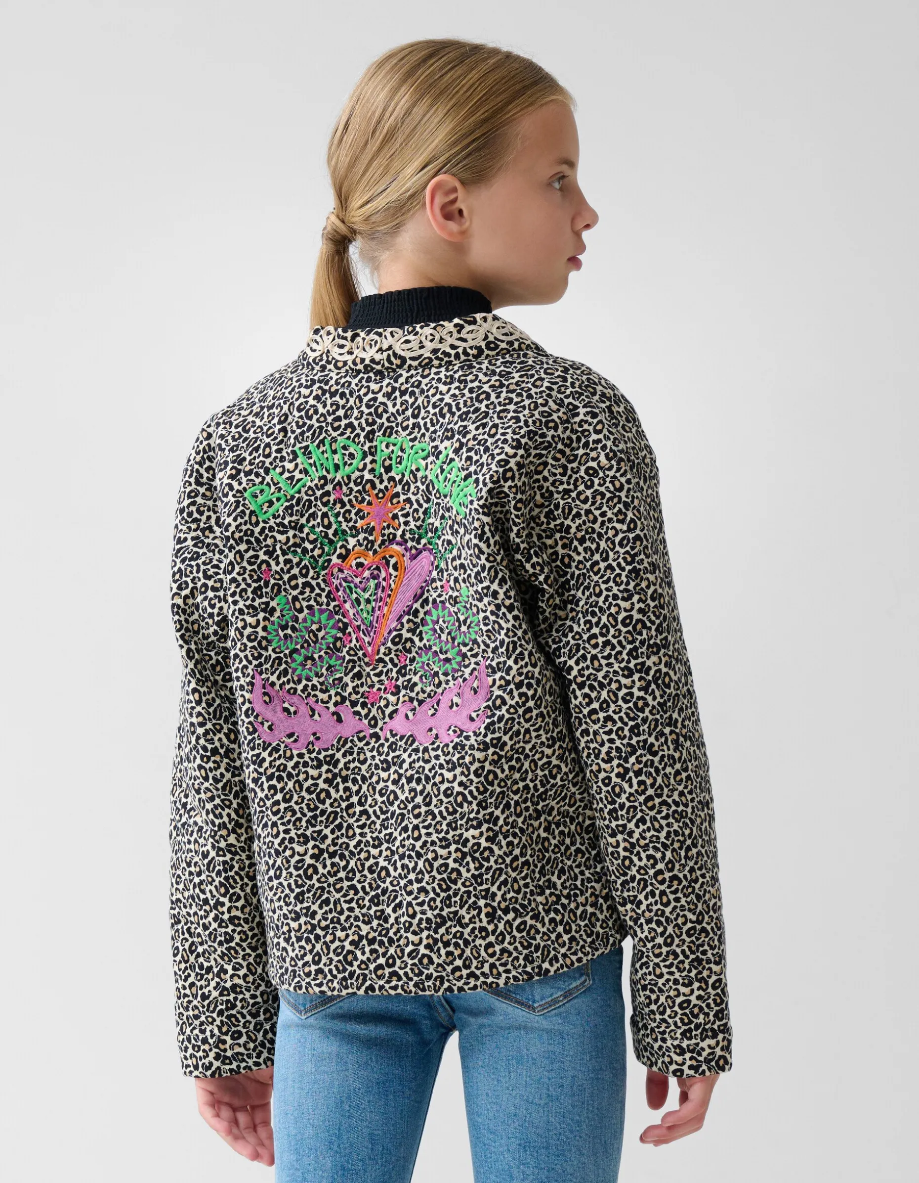 Leopard Embroidery Jack Bruin
