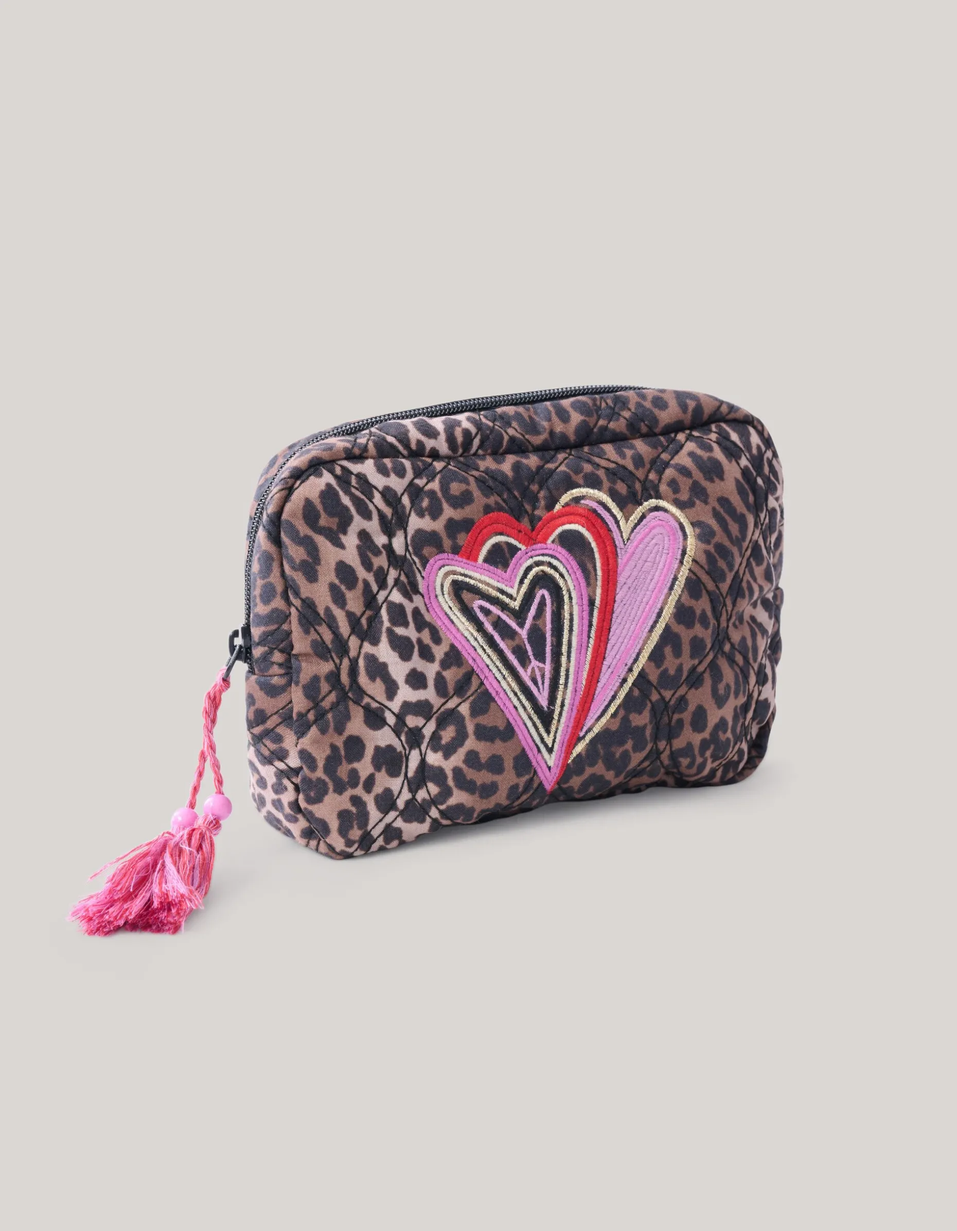 Leopard Make-up Tas Bruin