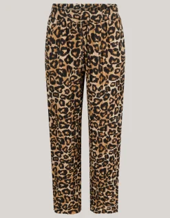Leopard Plissé Broek