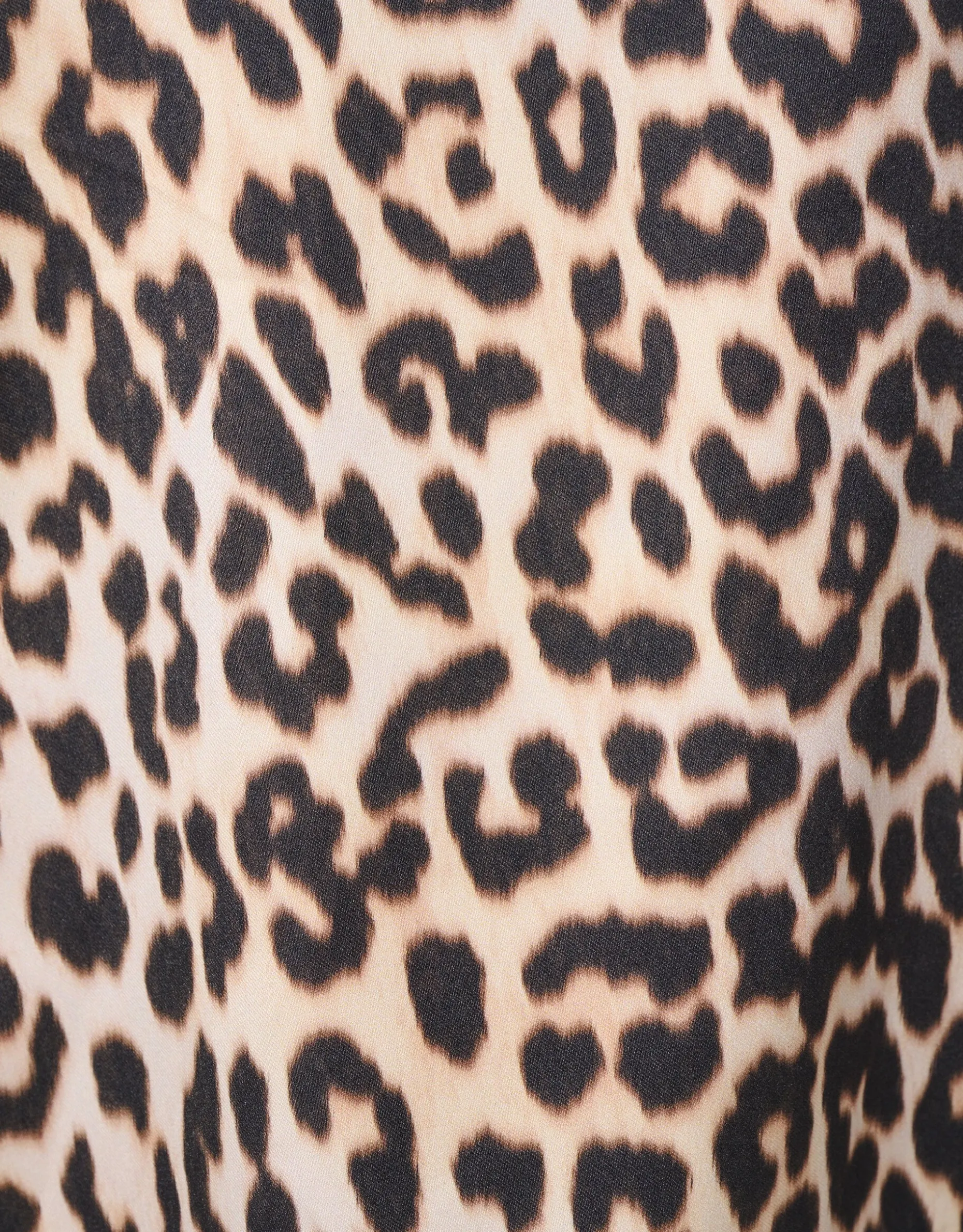 Leopard Satijnen Palazzo Broek