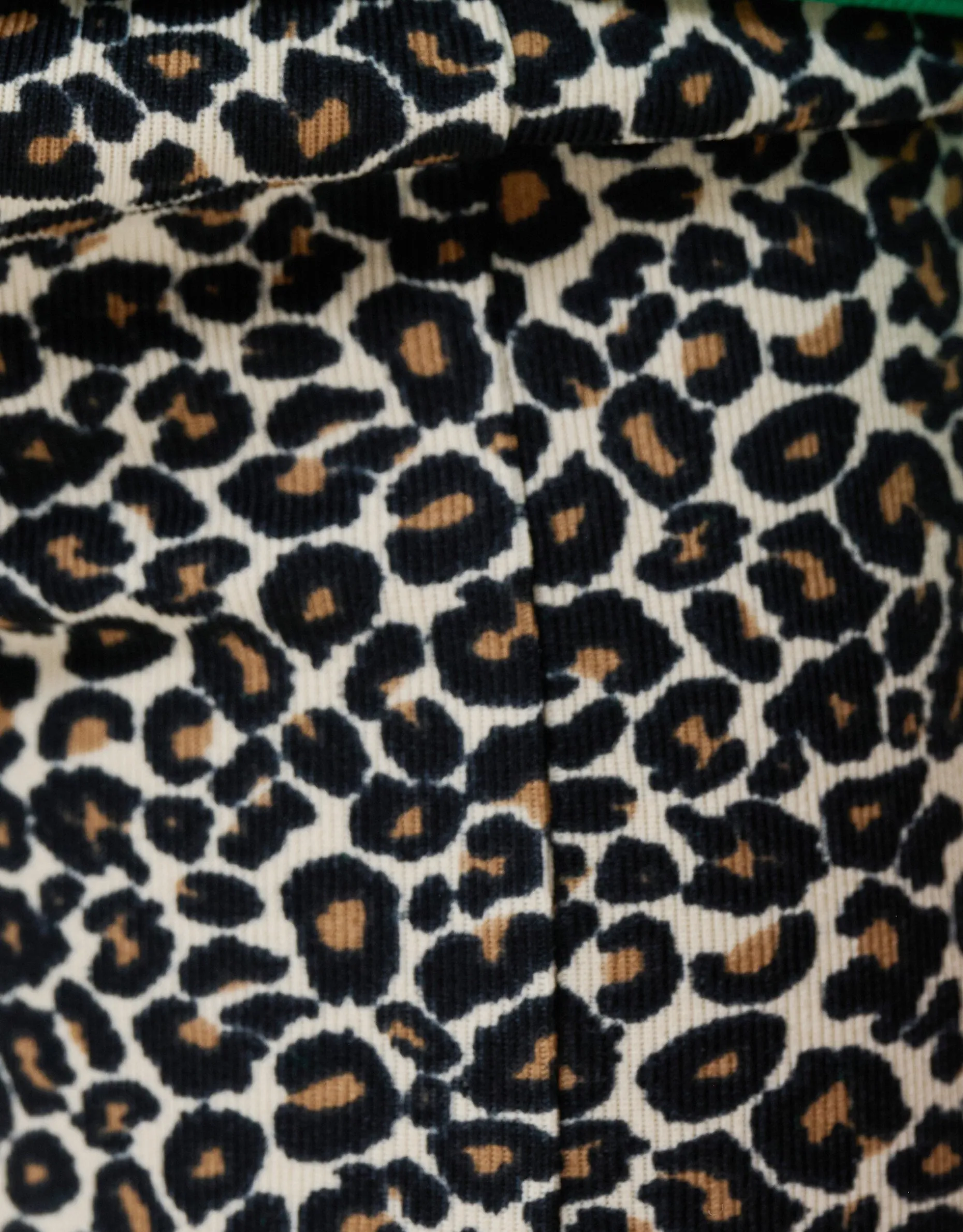 Leopard Split Flared Legging Bruin