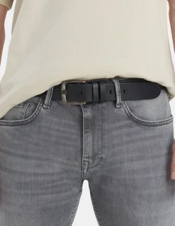 Leren Riem Zwart