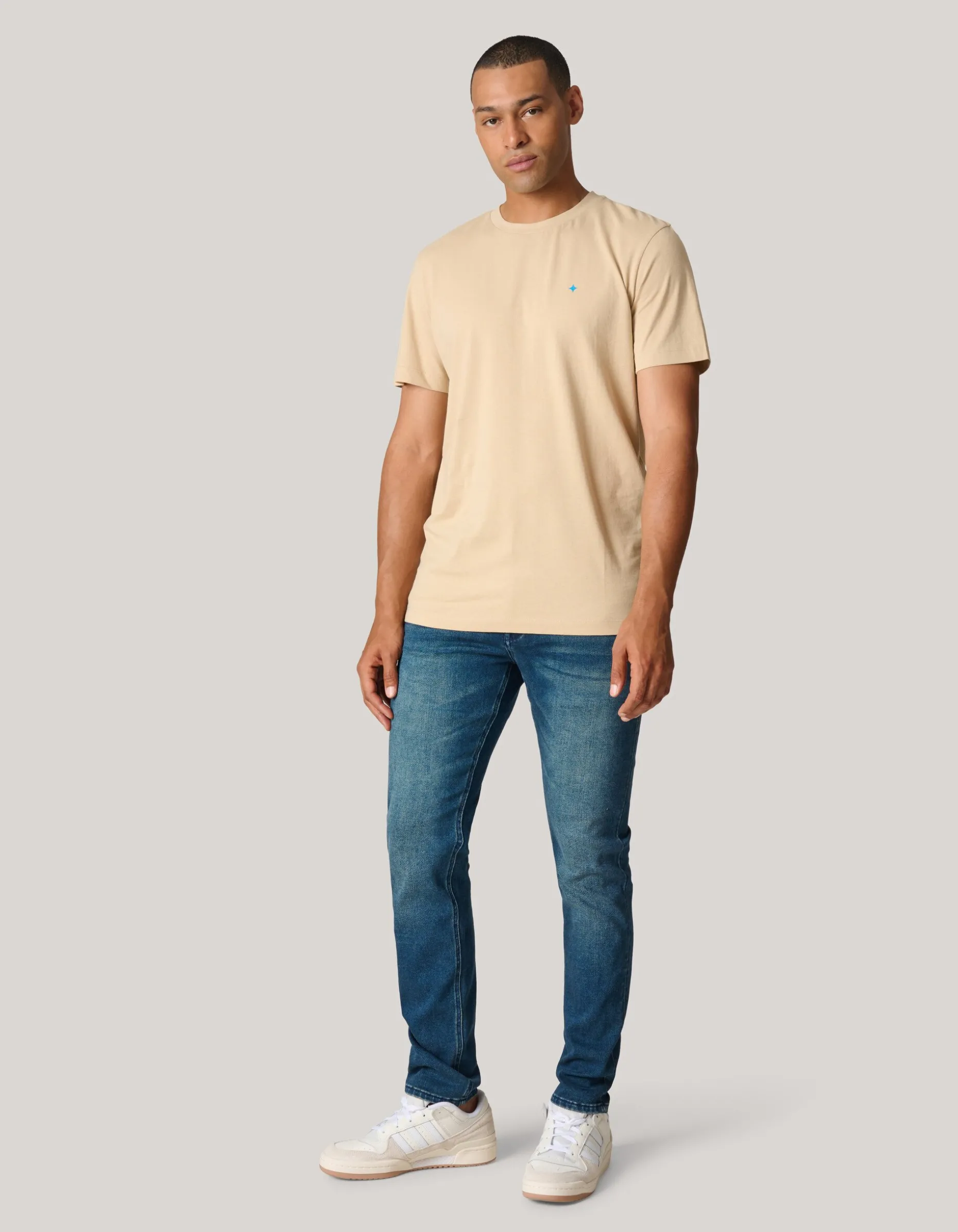 Logo T-shirt Beige