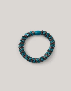 Lurex Haarelastiek Blauw