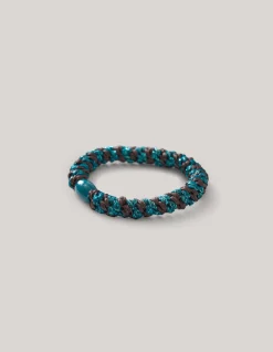 Lurex Haarelastiek Blauw
