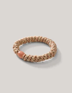 Lurex Haarelastiek Bruin