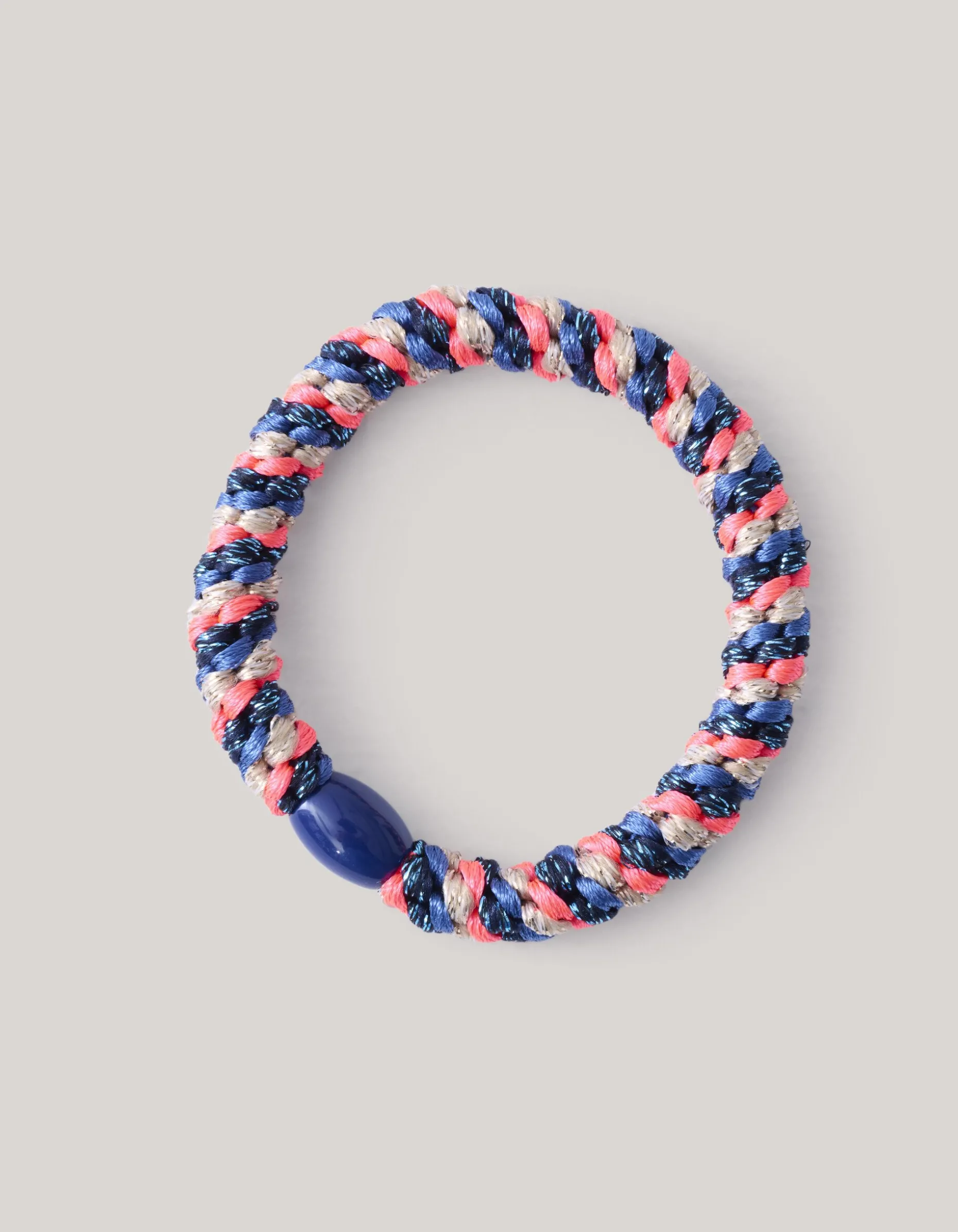 Lurex Haarelastiek Donkerblauw