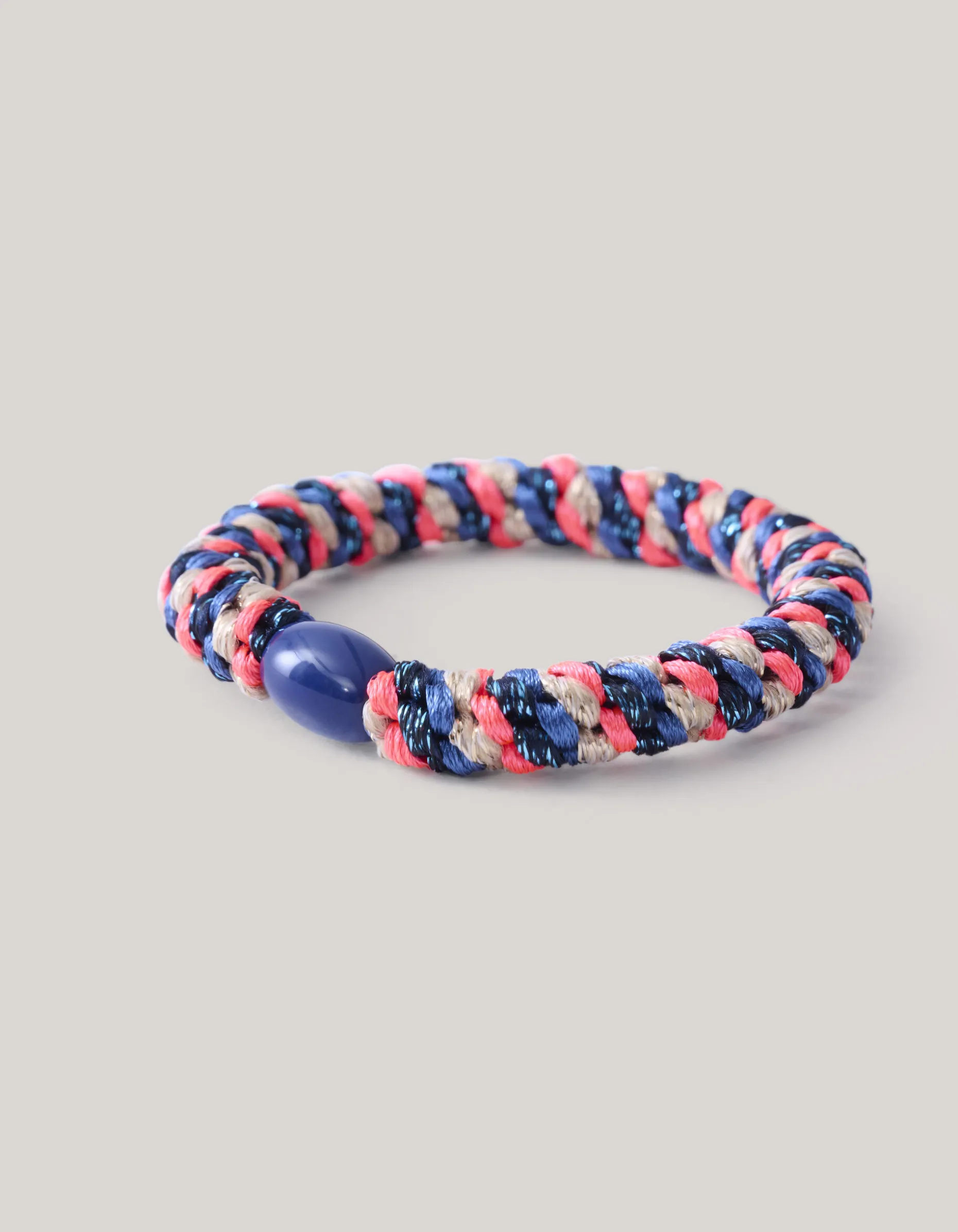Lurex Haarelastiek Donkerblauw