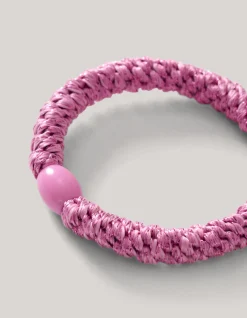 Lurex Haarelastiek Roze
