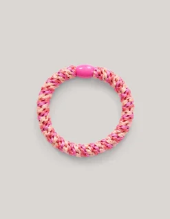 Lurex Haarelastiek Roze