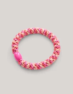 Lurex Haarelastiek Roze