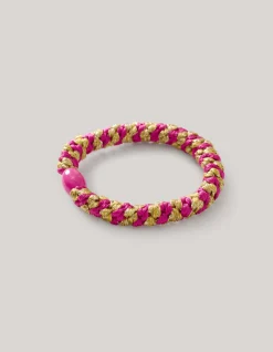 Lurex Haarelastiek Roze