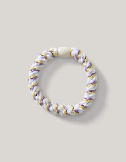 Lurex Haarelastiek Wit