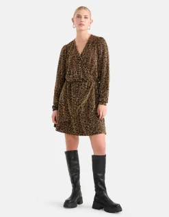 Lurex Jurk Goud