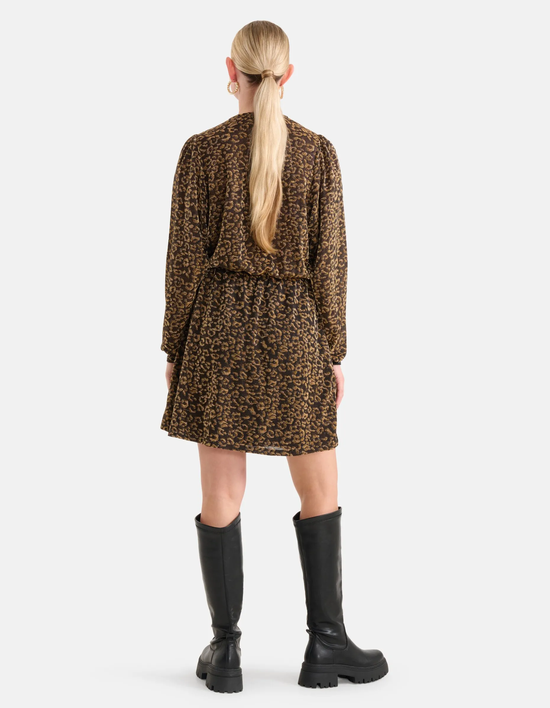 Lurex Jurk Goud