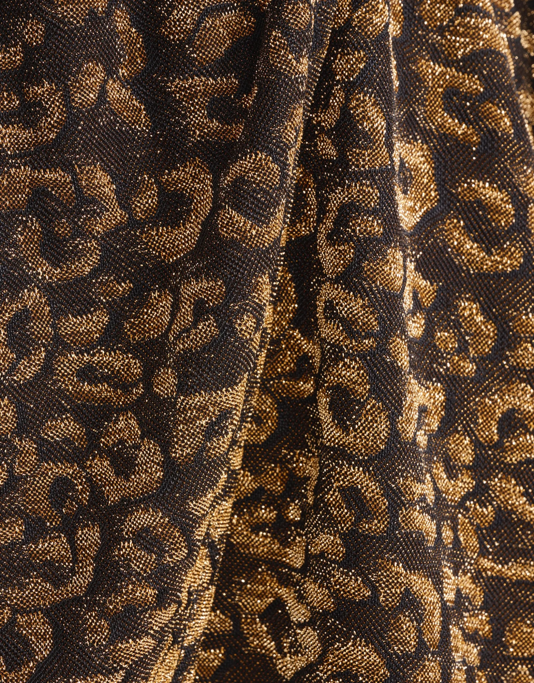 Lurex Jurk Goud