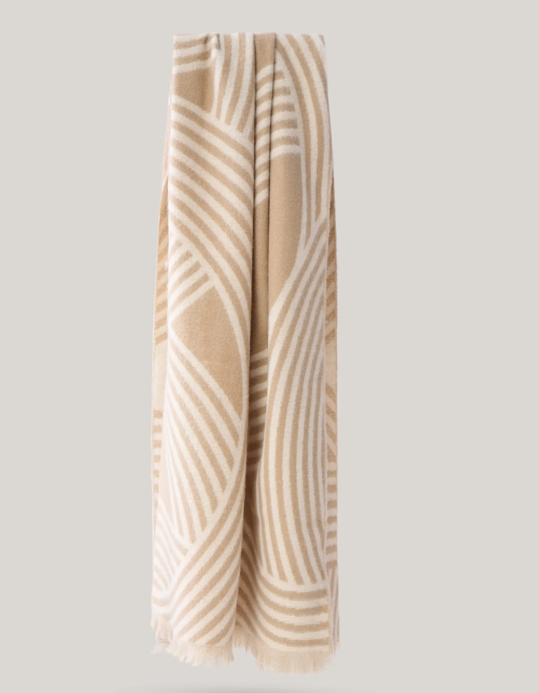 Lurex Sjaal Beige