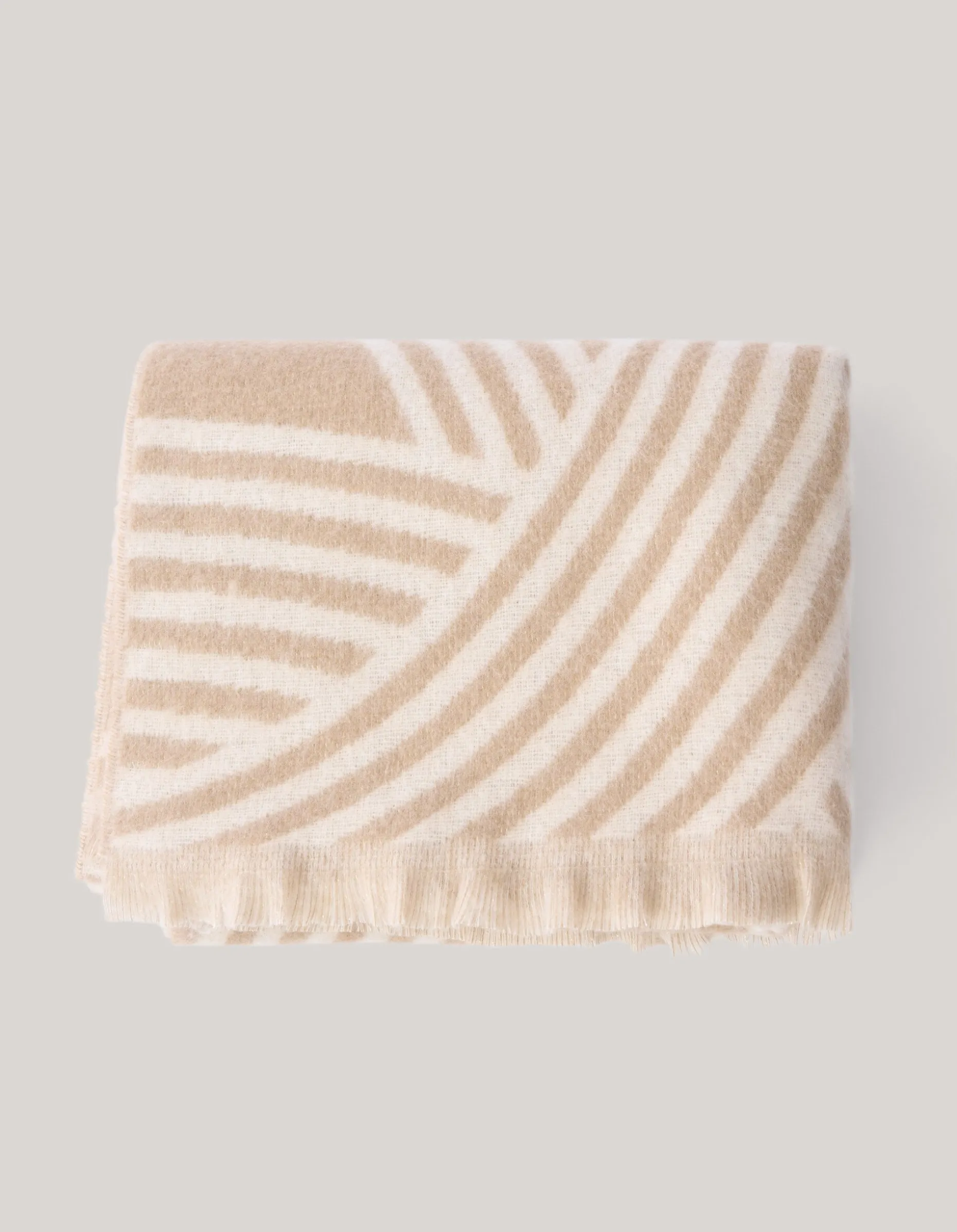 Lurex Sjaal Beige