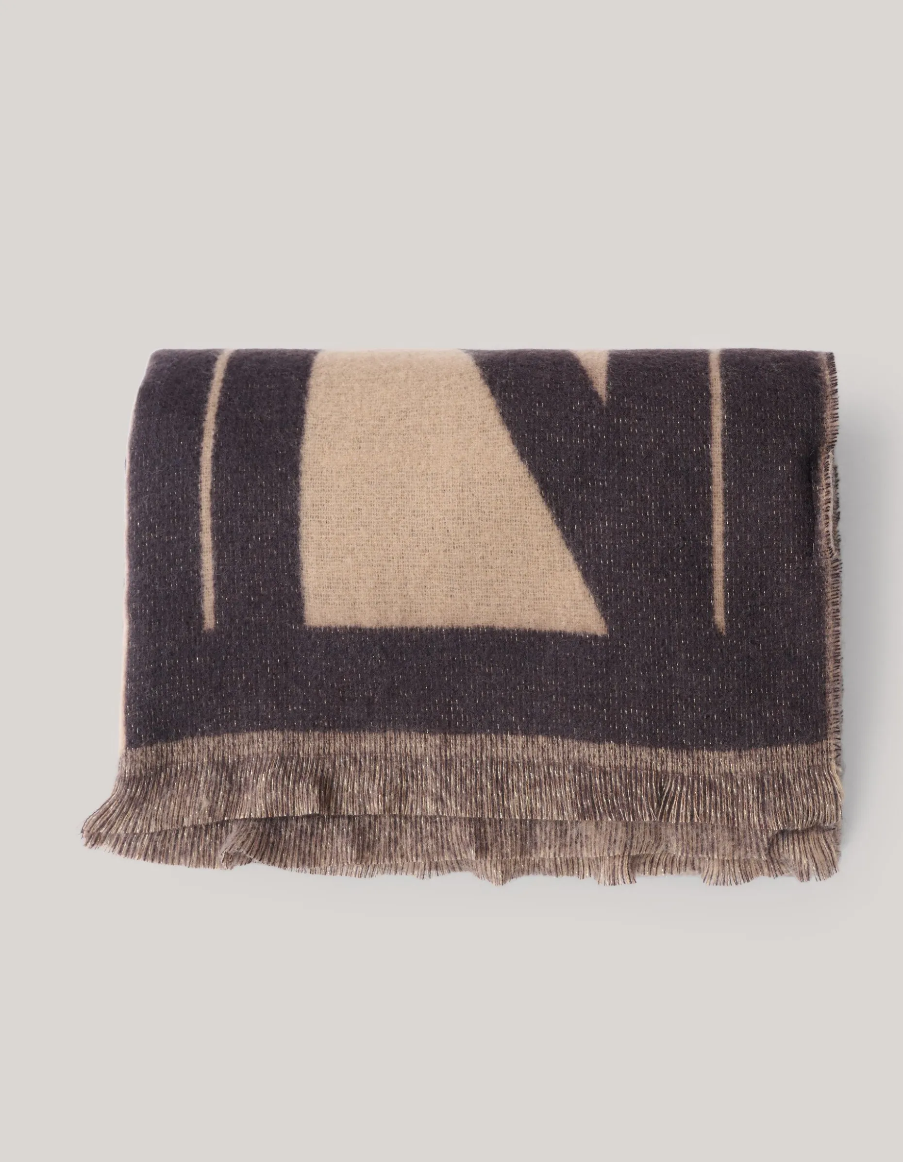 Lurex Sjaal Bruin