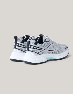 Mesh Sneakers Zilver