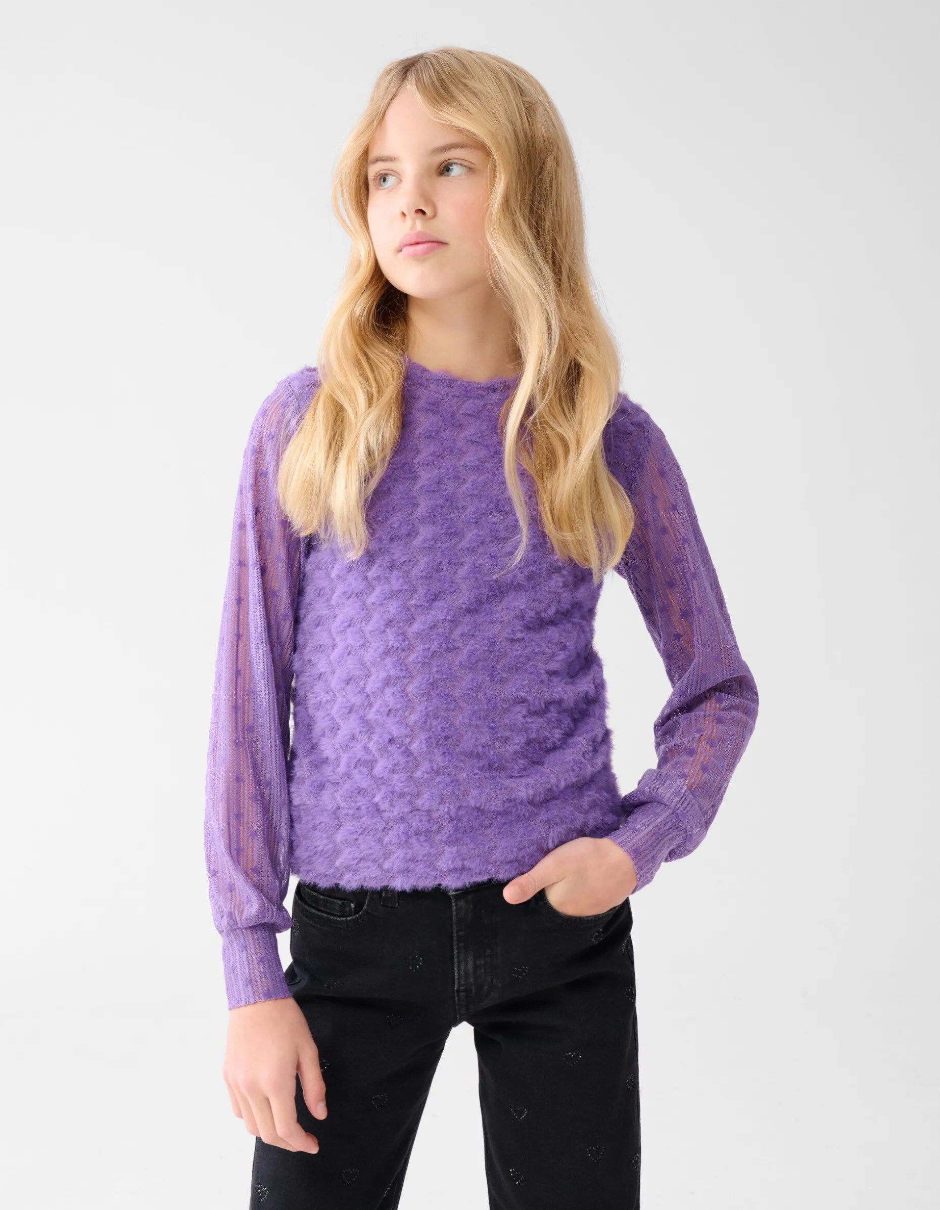 Mesh Top Paars
