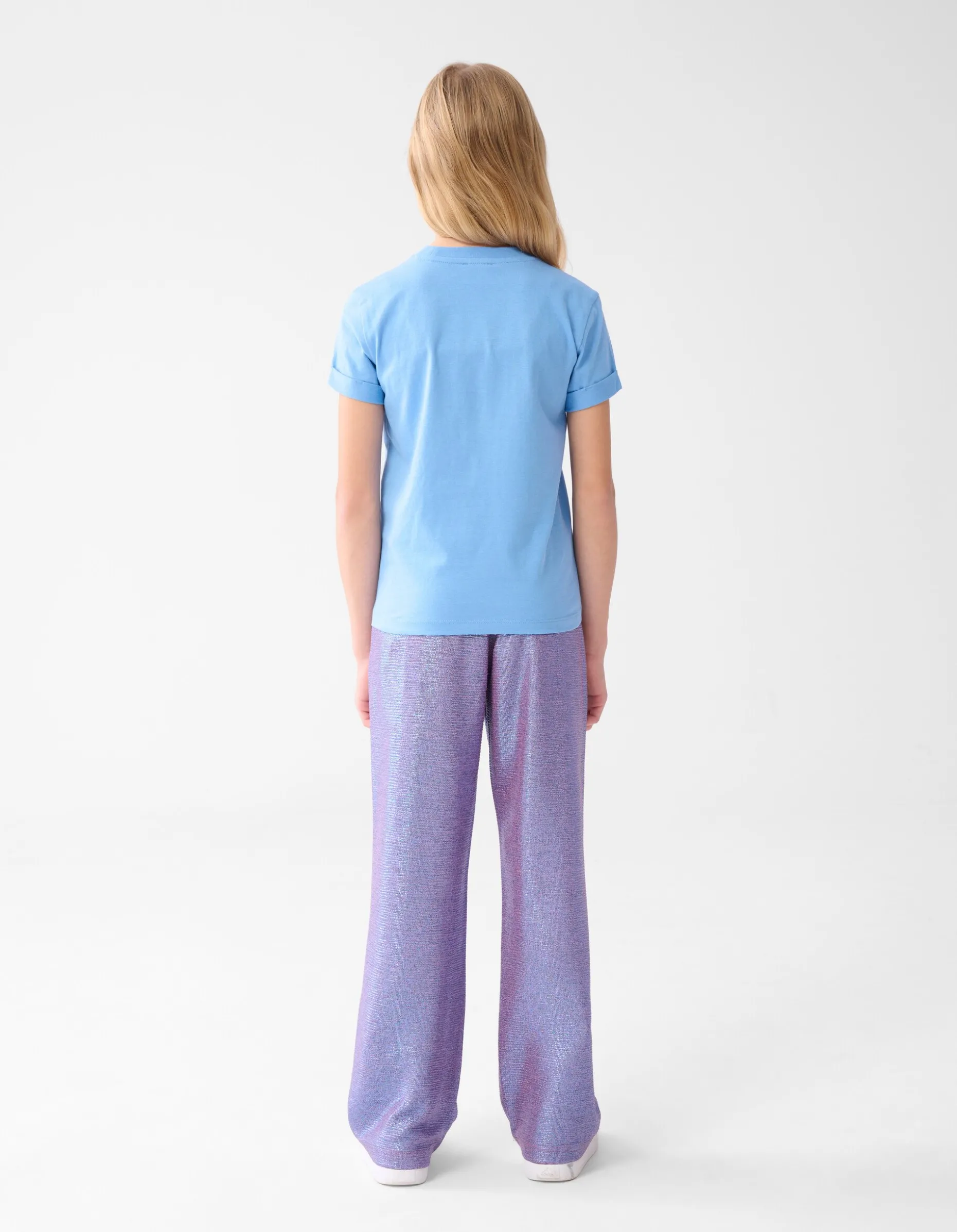 Metallic Broek Paars