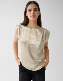 Metallic Top Goud