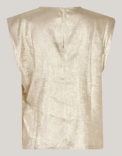 Metallic Top Goud