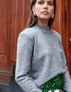 Mohair Trui Grijs