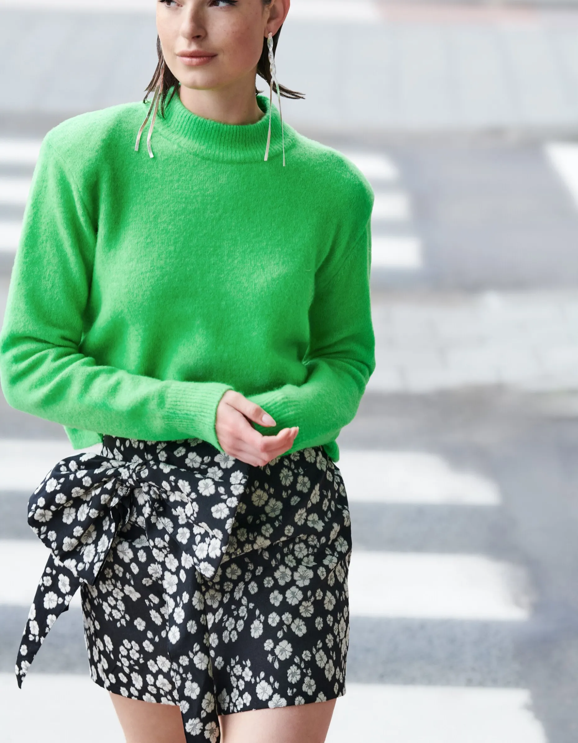Mohair Trui Groen