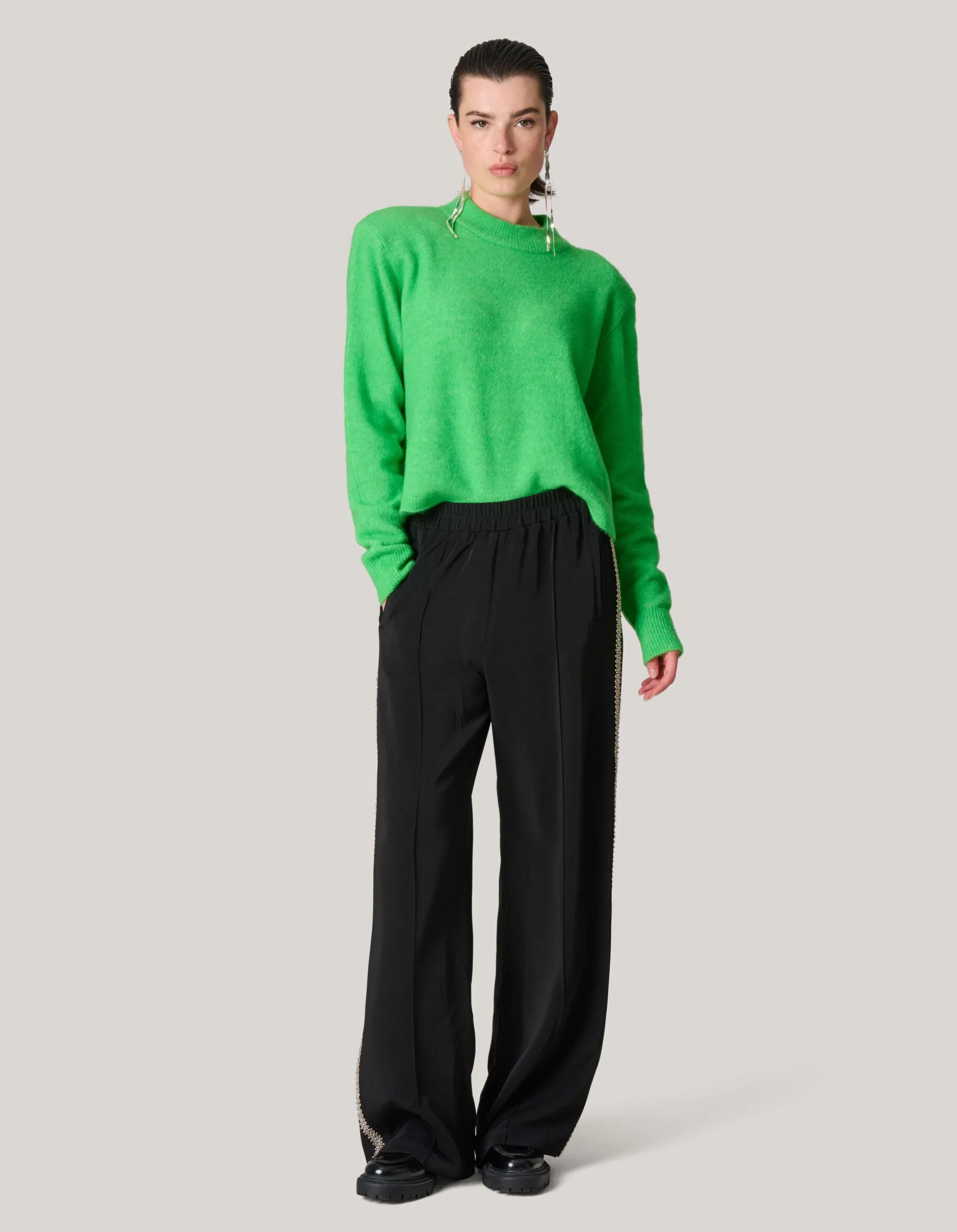 Mohair Trui Groen