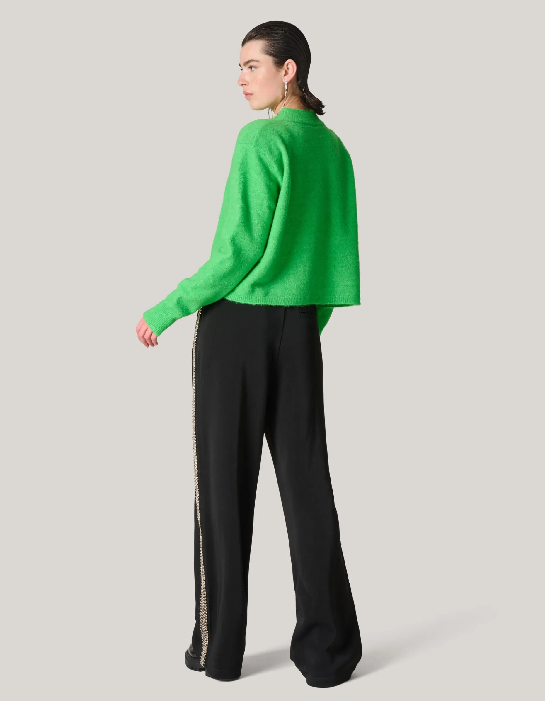 Mohair Trui Groen