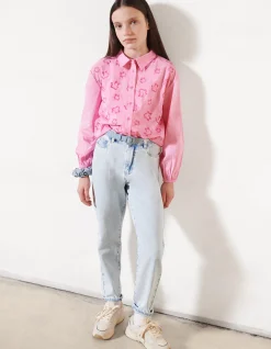 Mom Jeans Bleached