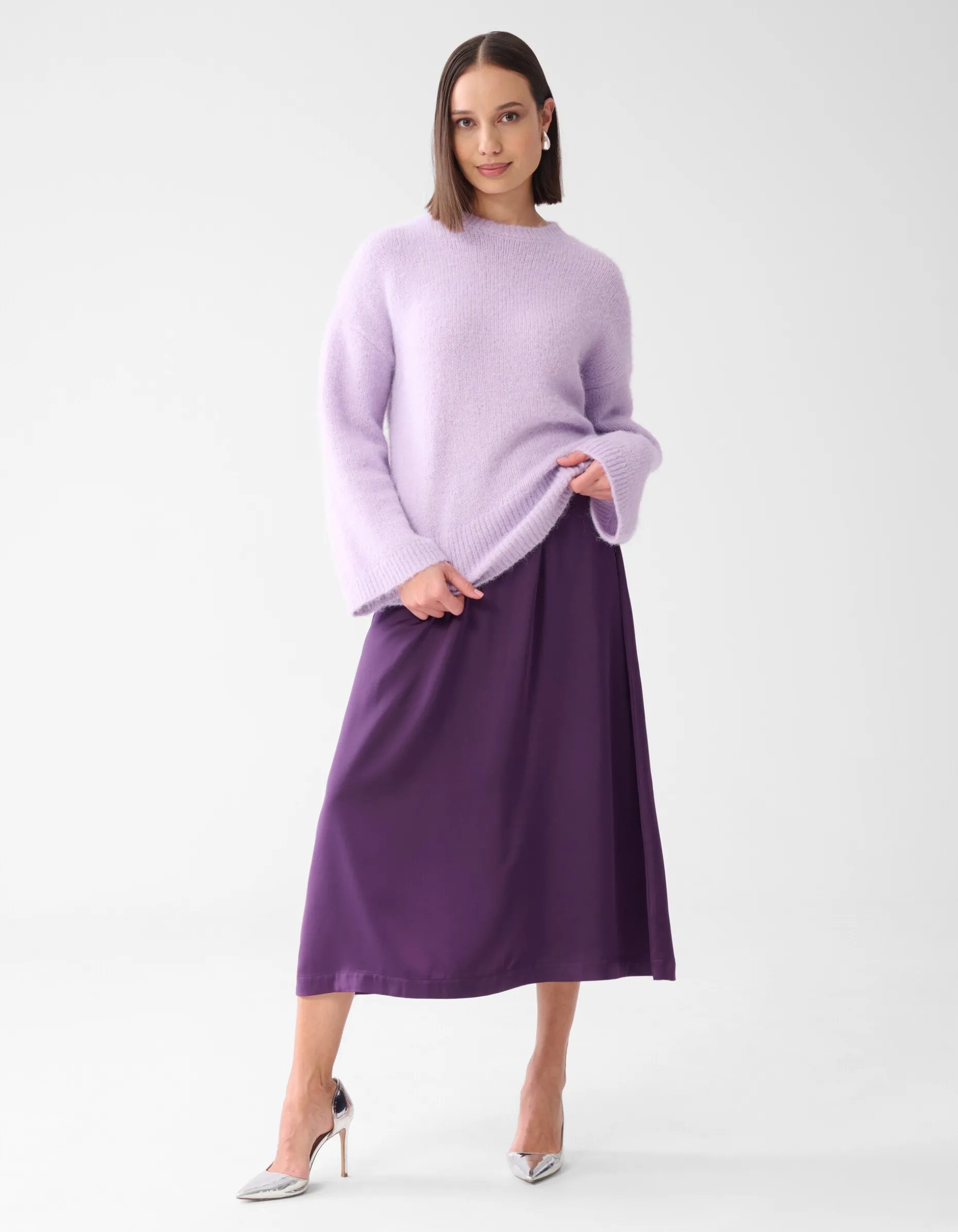 Oversized Trui Lichtpaars
