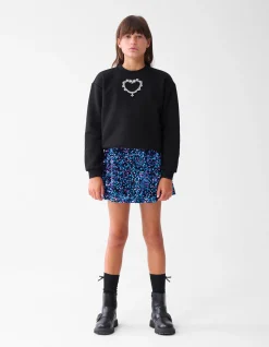 Pailletten Rok Multicolor