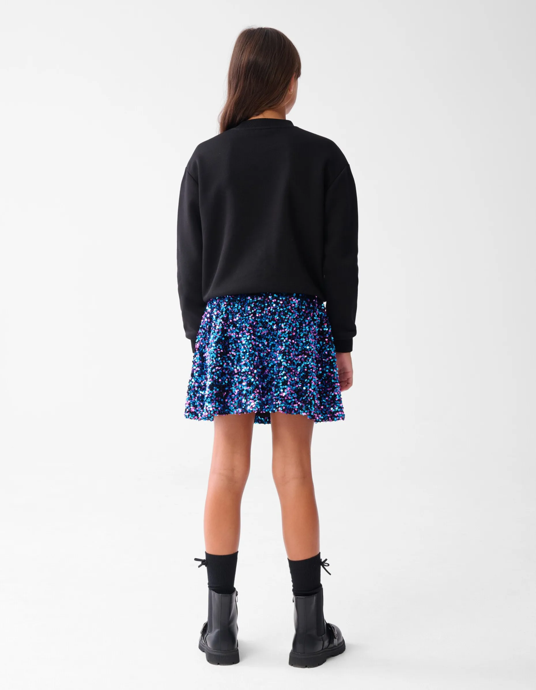 Pailletten Rok Multicolor