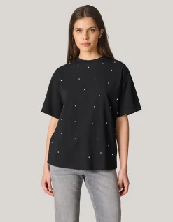 Parel T-shirt Zwart