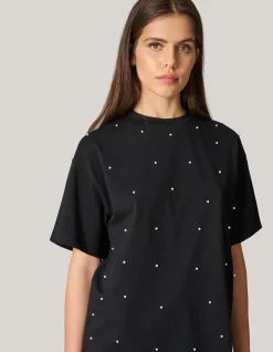 Parel T-shirt Zwart