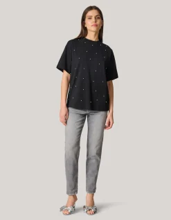 Parel T-shirt Zwart