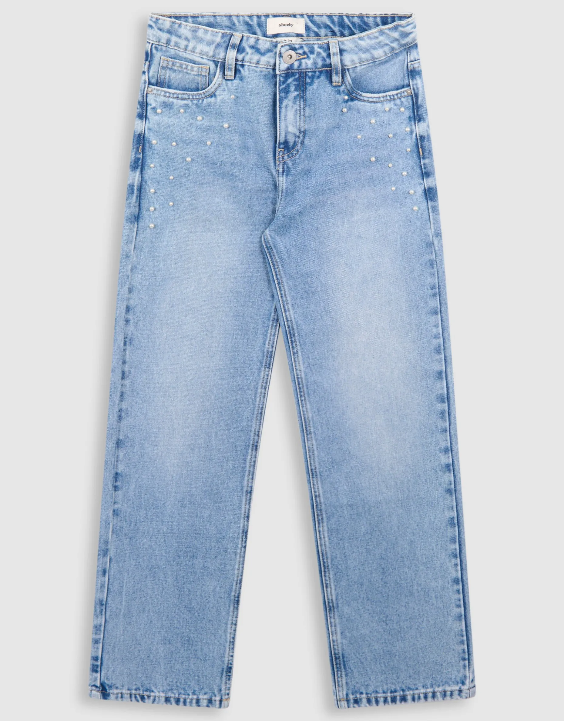 Parel Wide Leg Bleached