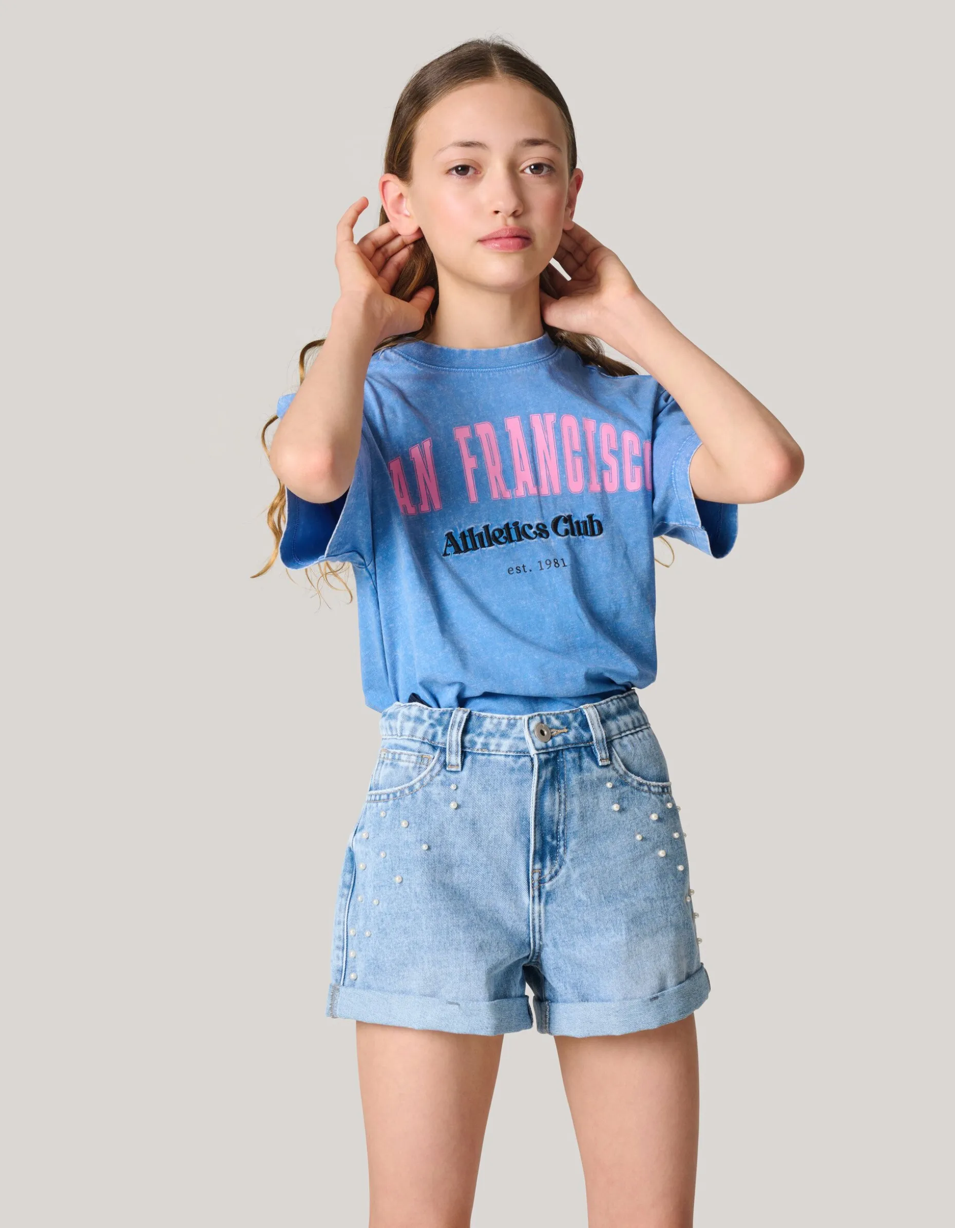 Pearl Denim Short