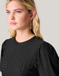 Pearly Chain Oorbellen Goud
