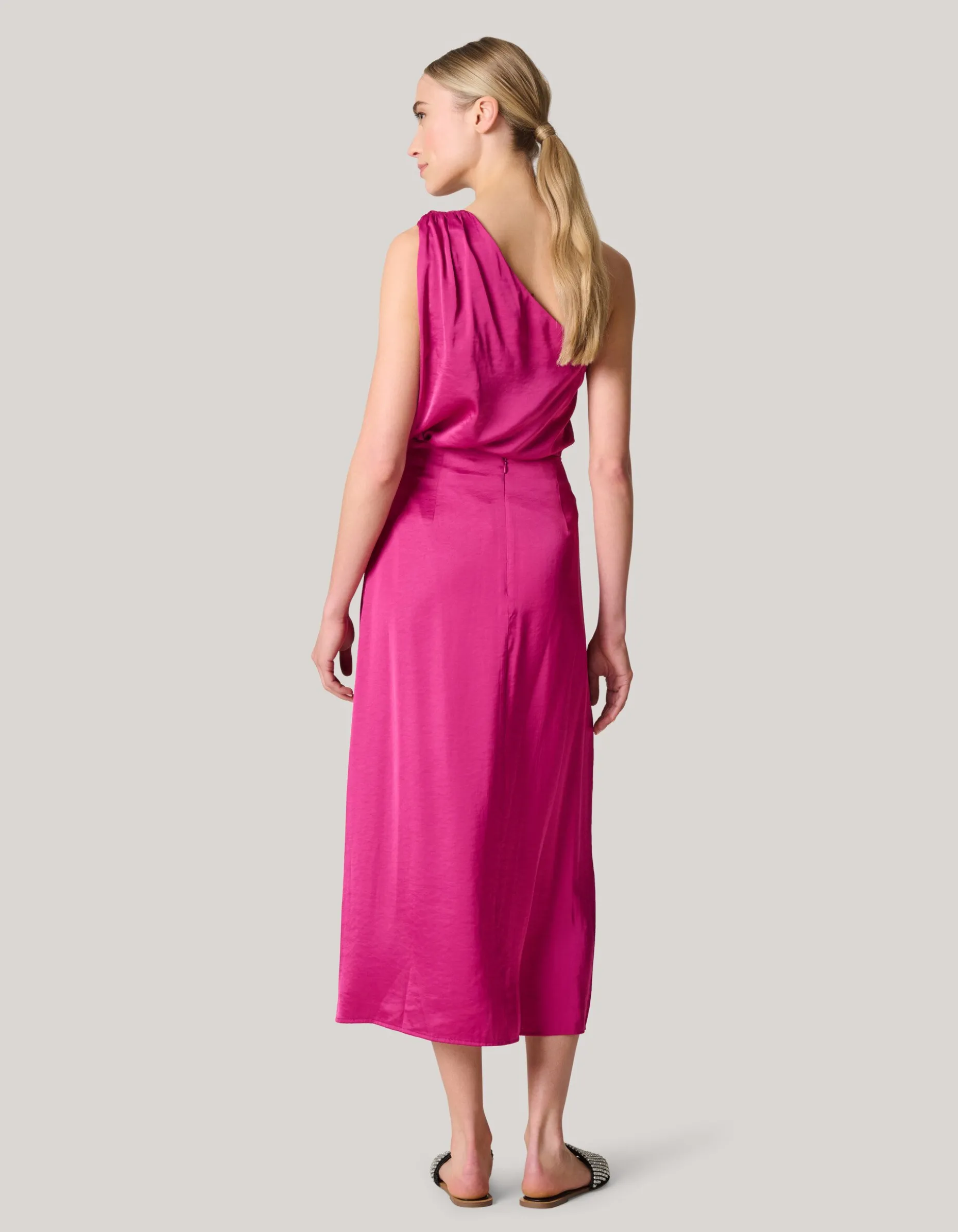 Pierced Satijnen Rok Roze