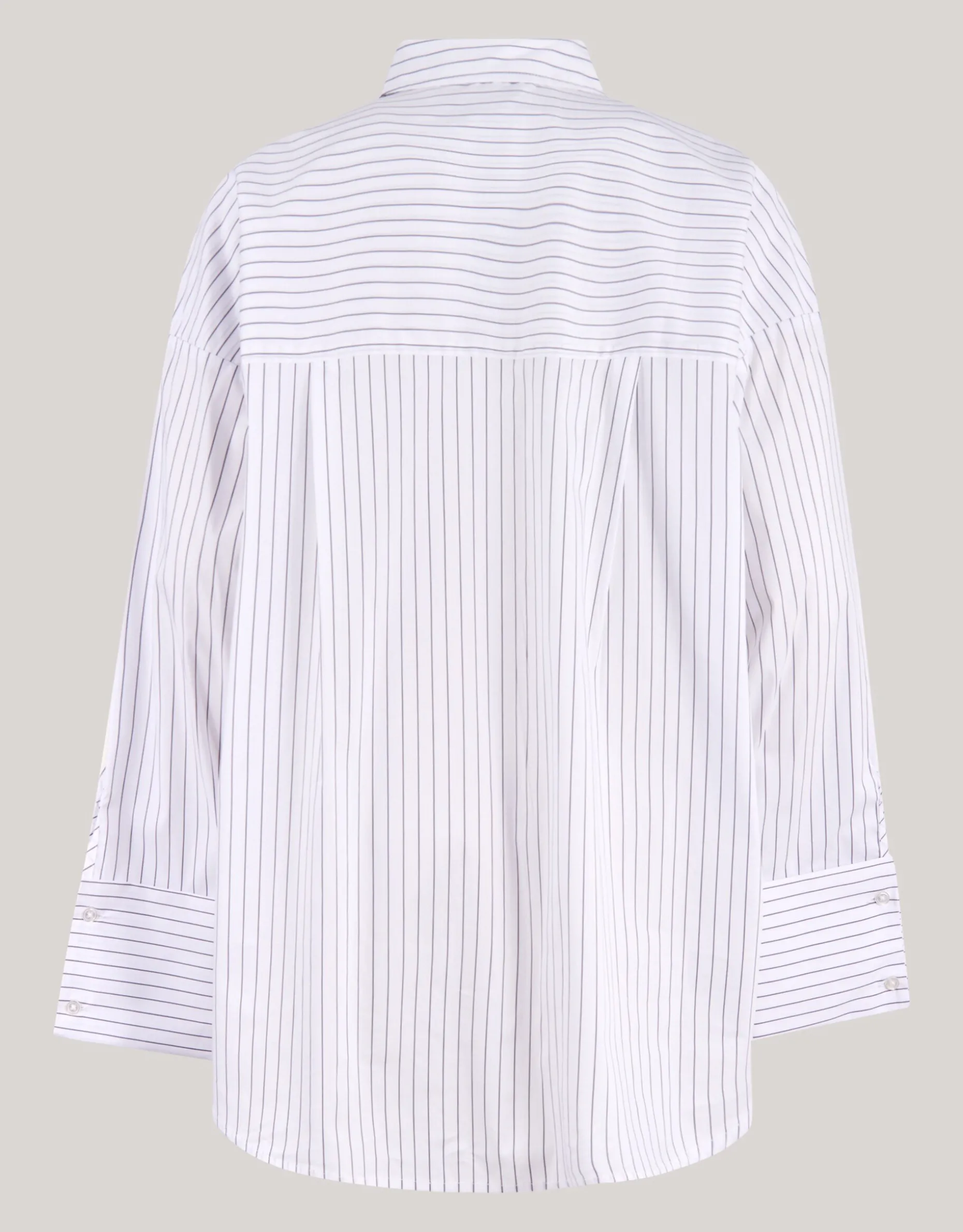 Pinstripe Blouse Wit By Lonneke