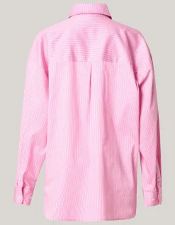 Pinstripe Studs Blouse Lichtroze