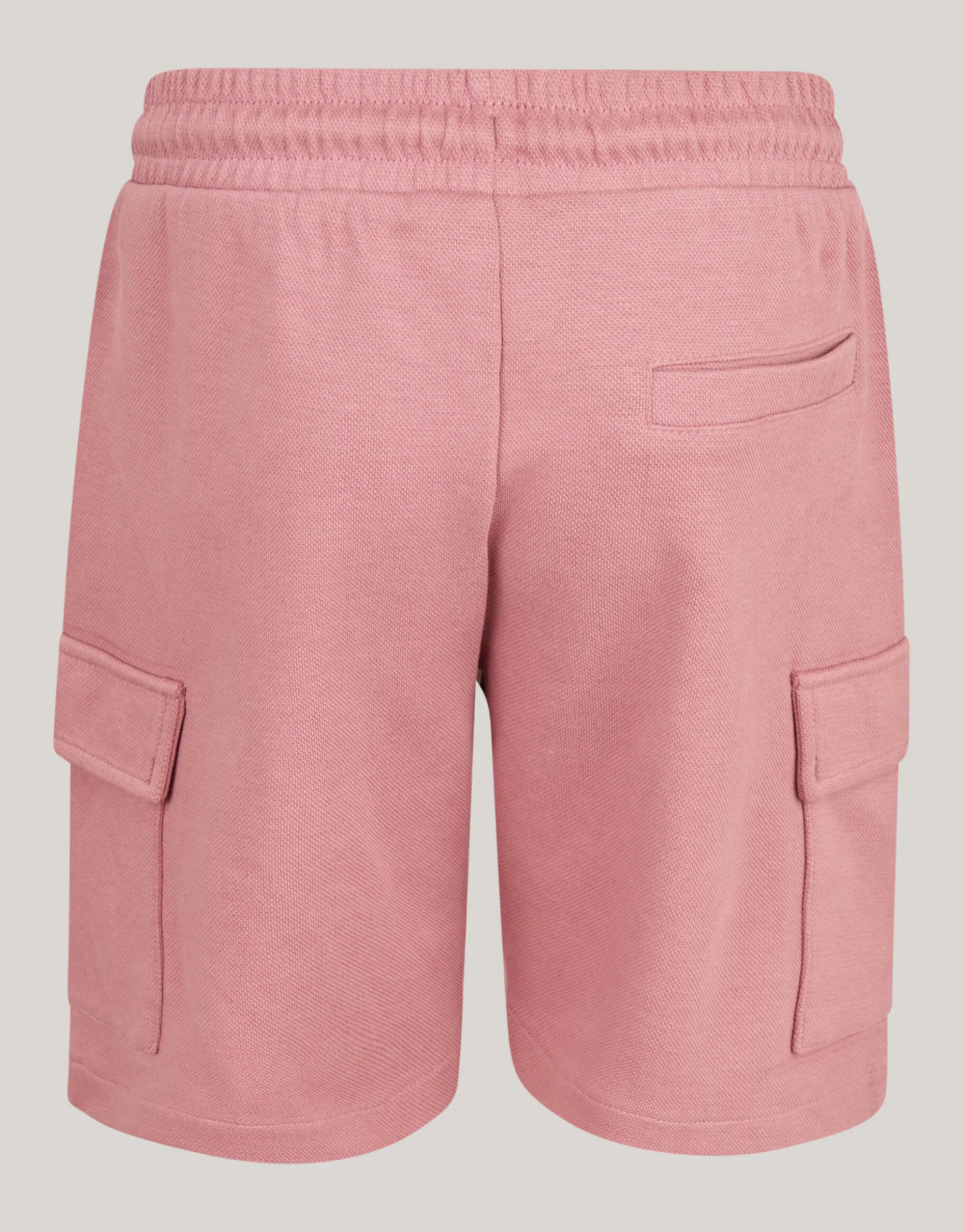 Pique Cargo Short Donkerroze