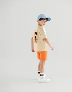 Pique Short Oranje