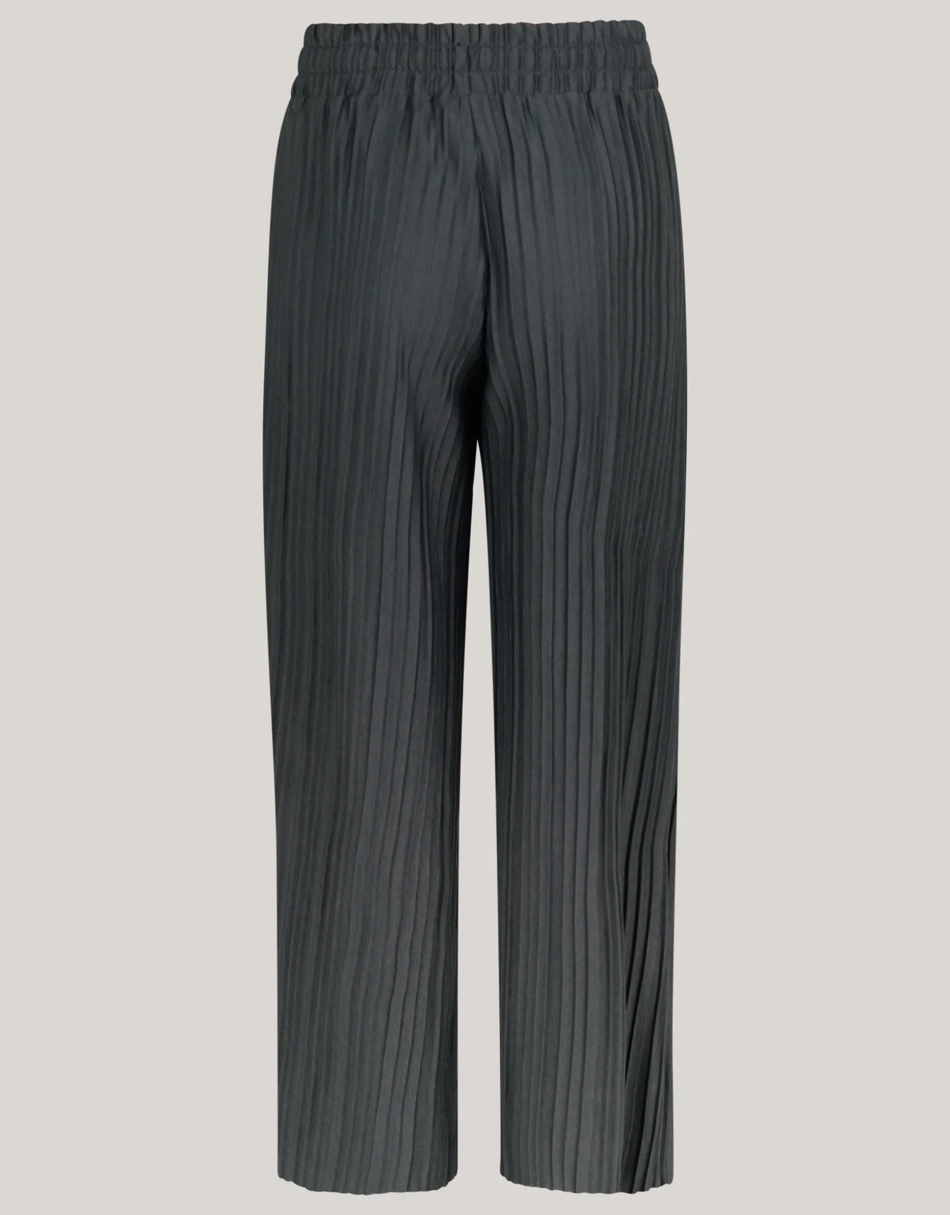Plissé Broek Donkergrijs