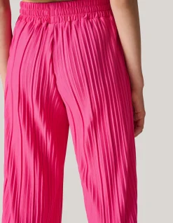 Plissé Broek Roze