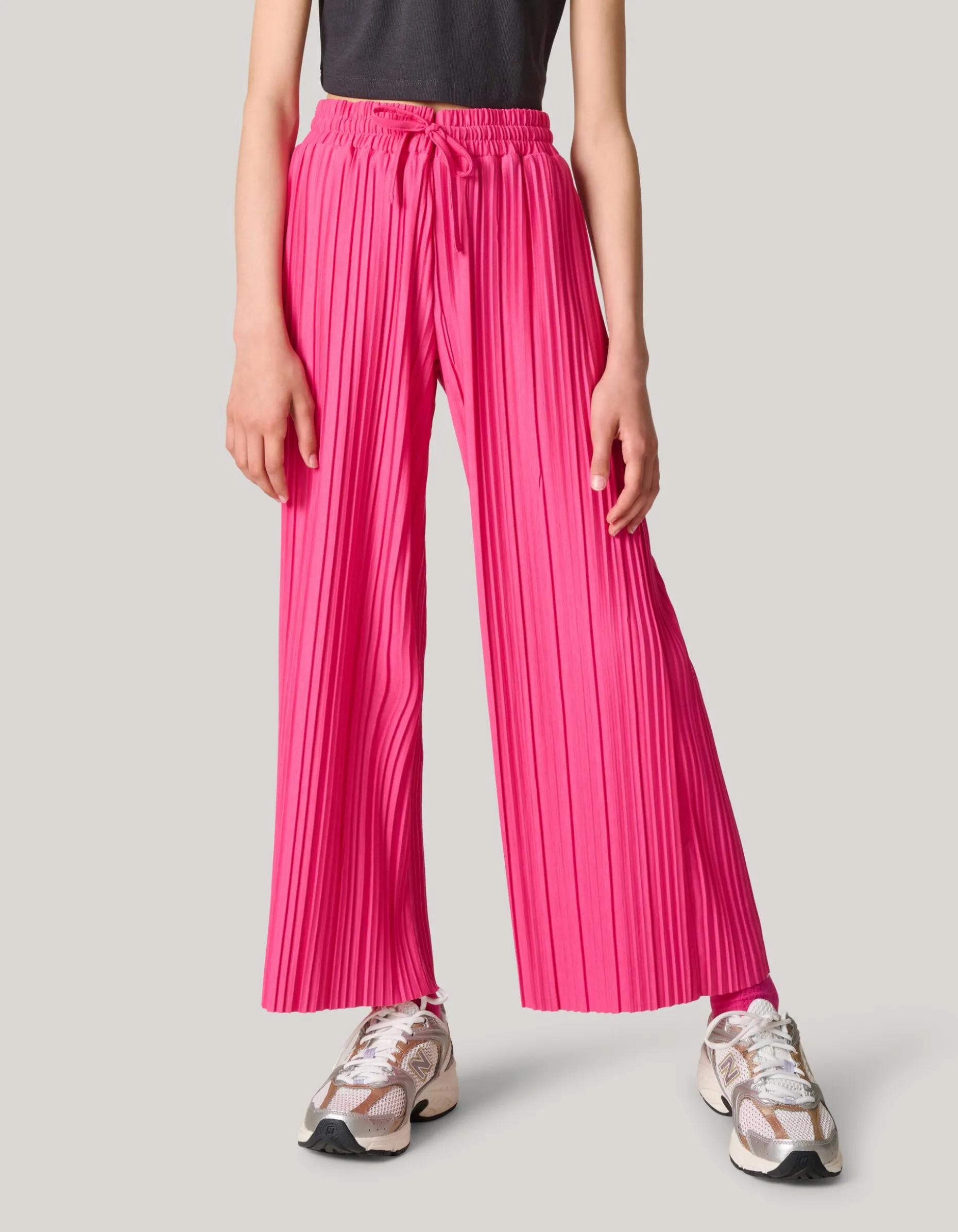 Plissé Broek Roze
